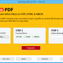 SoftTweak MSG to PDF screenshot