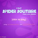 spider solitaire, 2 suit screenshot