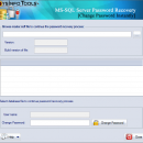 SQL Server Password Recovery screenshot