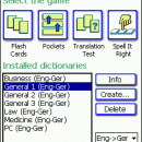 LingvoSoft FlashCards English <-> German for Pocket PC screenshot