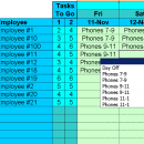 Easy Task Schedules with Excel screenshot