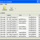Undelete for Outlook screenshot