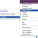 Ghostery for Internet Explorer screenshot