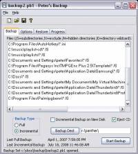 Peters Backup screenshot