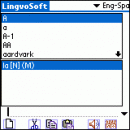 LingvoSoft Talking Dictionary English <-> Spanish for Palm OS screenshot