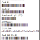 Universal 1D Barcode Font Package screenshot