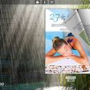 Flash Magazine Themes in Rain Style screenshot