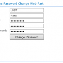 SharePoint Password Change screenshot