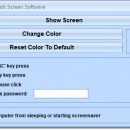 Show Blank Black Screen Software screenshot