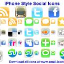 iPhone Style Social Icons screenshot
