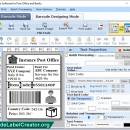 Post Office Barcode Label Creator screenshot