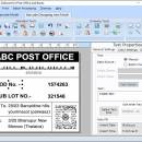 Courier Logistics Barcode Maker Software screenshot