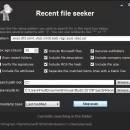 Recent file seeker screenshot