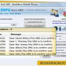 Bulk SMS for Blackberry screenshot