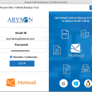 Hotmail Backup for Mac screenshot