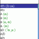 LingvoSoft Dictionary English <-> Russian for Microsoft Smartphone screenshot