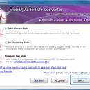 Qconverter Free DjVu to PDF screenshot