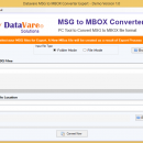 DataVare MSG to MBOX Converter Expert screenshot