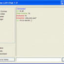 Fomine LAN Chat screenshot