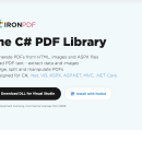 The C# PDF Library screenshot