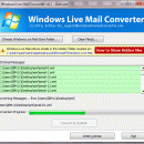 Windows Live Messages Converter screenshot