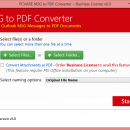 Convert Multiple MSG Files to PDF screenshot