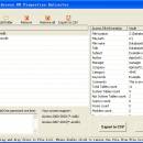 ApinSoft Access DB Properties Extractor screenshot