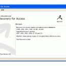 Recovery for Access screenshot