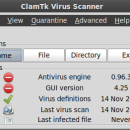 ClamTk for Linux screenshot
