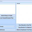 Extract IP Addresses From Text & HTML Files Software screenshot