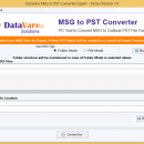 DataVare MSG to PST Converter Expert screenshot