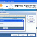 Lotus Notes migration to Google Apps screenshot