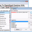 RapidSpell Desktop .NET screenshot