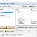 Restore Memory Card screenshot
