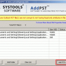 ADD PST to Outlook 2010 screenshot