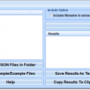 Extract Data & Text From Multiple JSON Files Software screenshot