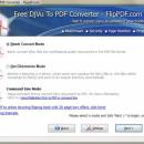 FlipPDF Free DJVU to PDF Converter screenshot