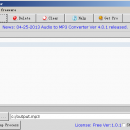 Free Audio joiner screenshot