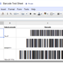 Barcode Generator for Google Sheets screenshot