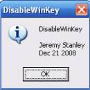 DisableWinKey screenshot