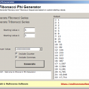 Fibonacci Phi Generator screenshot