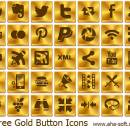 Free Gold Button Icons screenshot