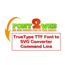 VeryUtils TTF to SVG Command Line screenshot