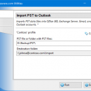 Import PST to Outlook screenshot