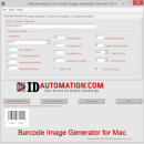 Linear Barcode Image Generator for Mac screenshot