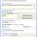 Advanced Visual FoxPro To PDF Table Converter screenshot