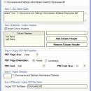 Advanced Visual FoxPro To PDF Table Converter screenshot