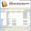 Address Book Recovery screenshot
