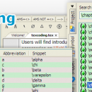 DForD TeXCoding screenshot