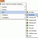 Templates for the Hotel Helpdesk screenshot